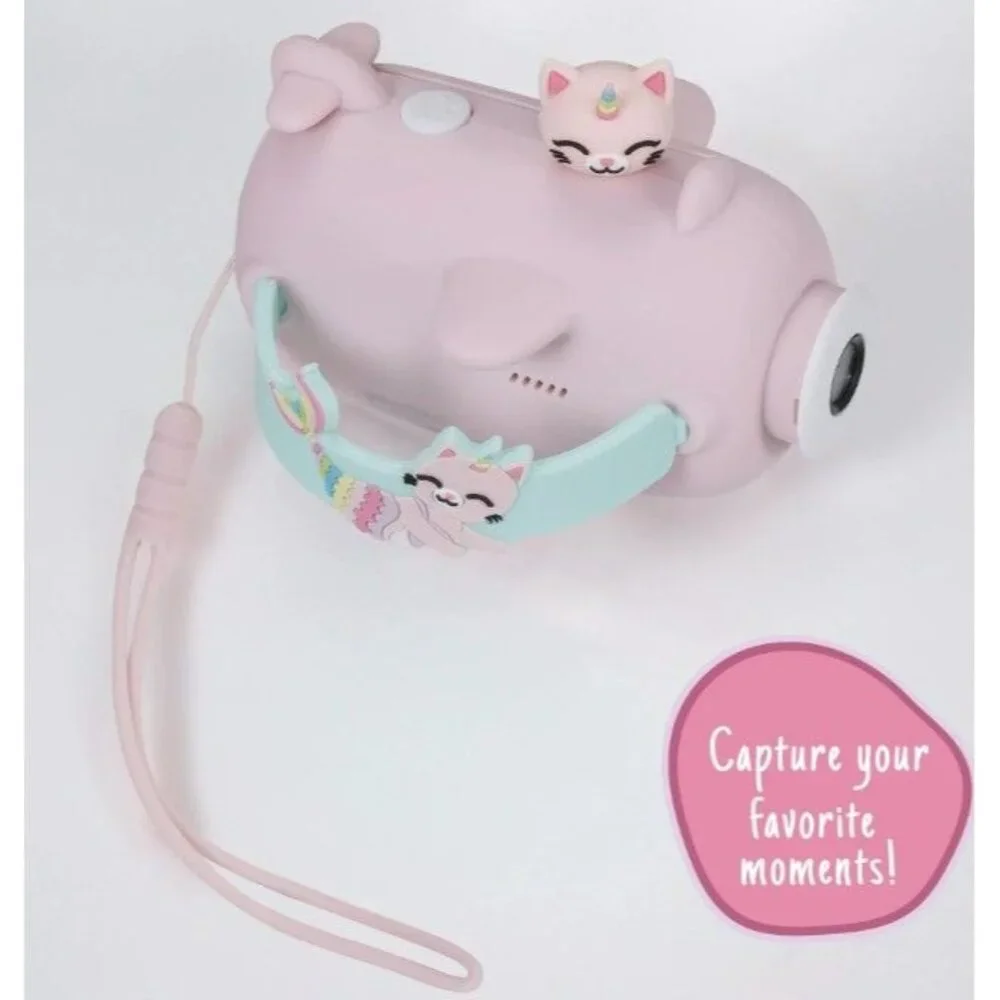 Vivitar Kidztech Camcorder for Kids, Pink Kitticorn Digital Video Camera
